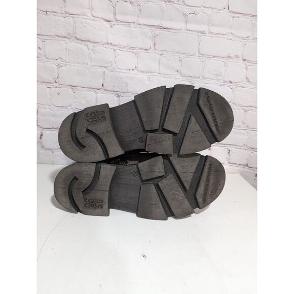 A.S. 98 Boots Lukie Brown Leather Shearling Lined Combat Ankle Boots Sz 40 AS 98 - Picture 16 of 16